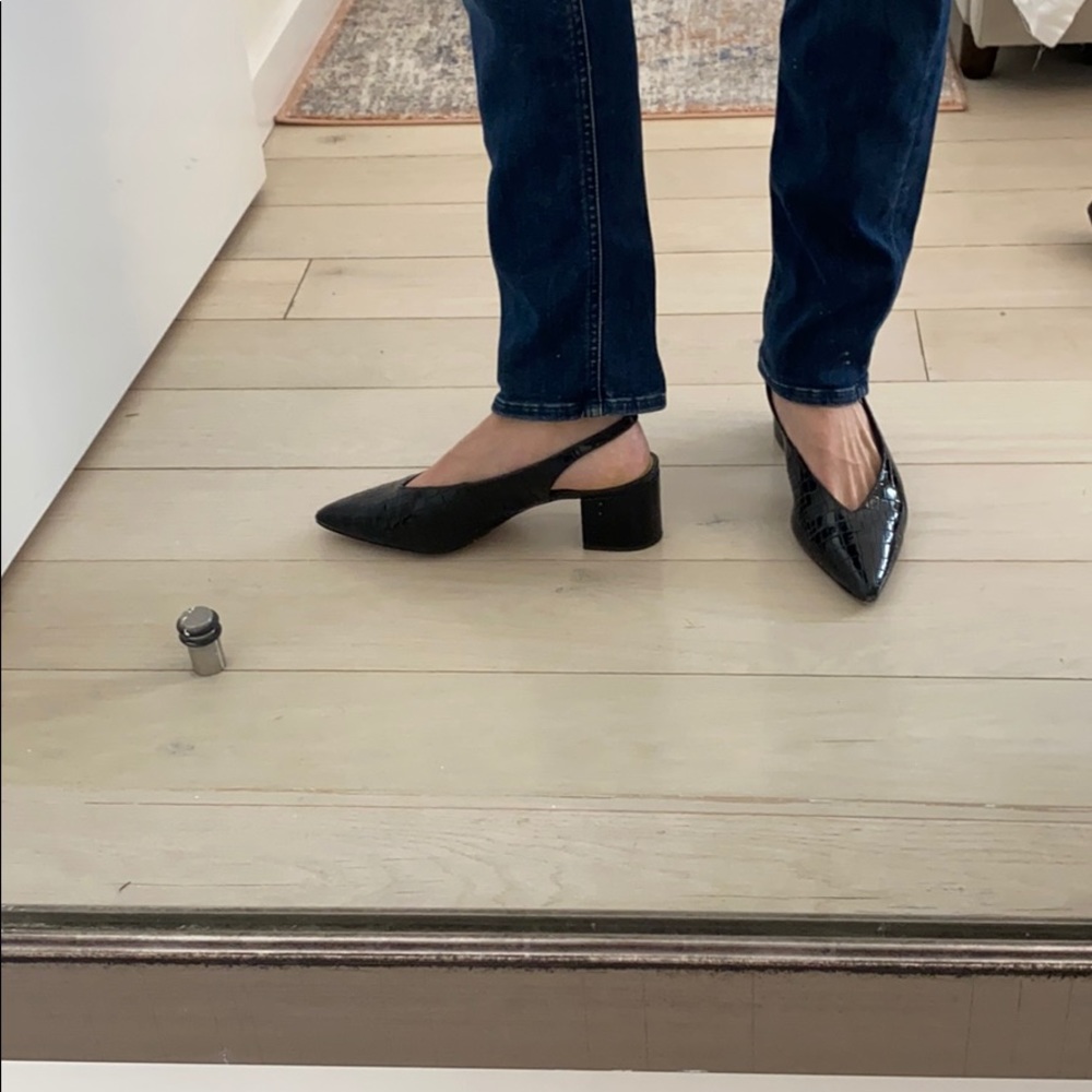 Schutz black mules